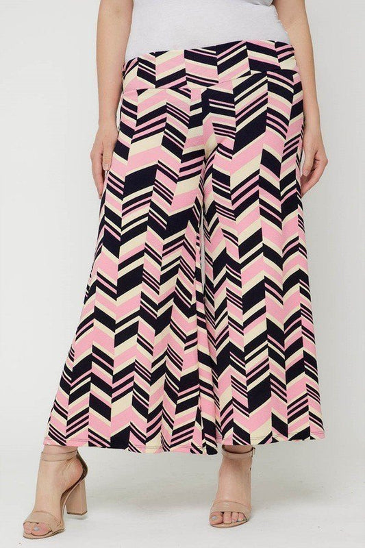 Hose mit Chevron-Print