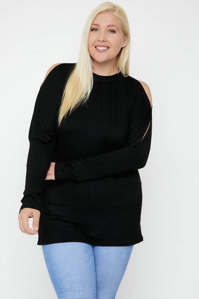 Long Sleeves Solid Top