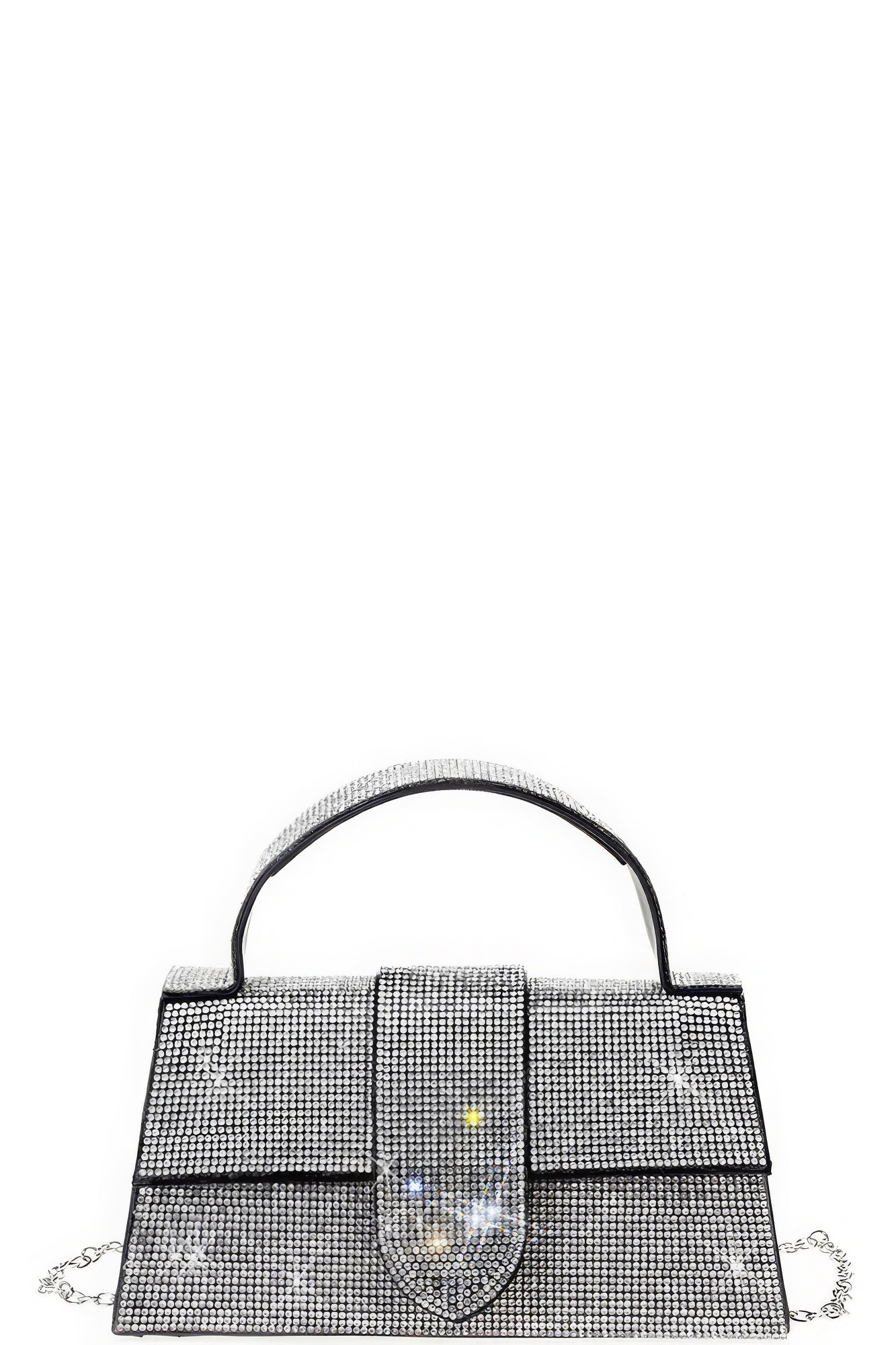 Sac à poignée au design chic et strass