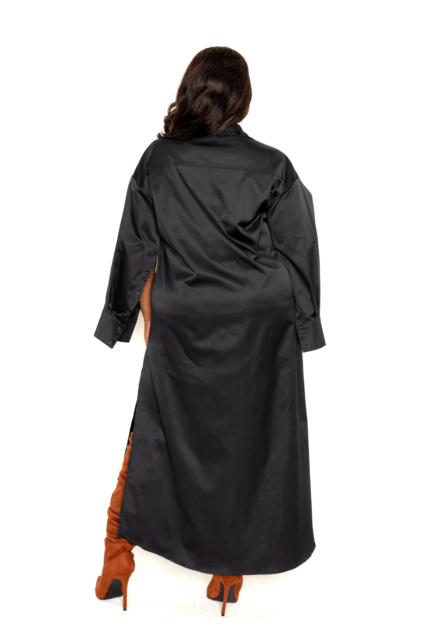 Hemdkleid mit Cape-Ärmeln