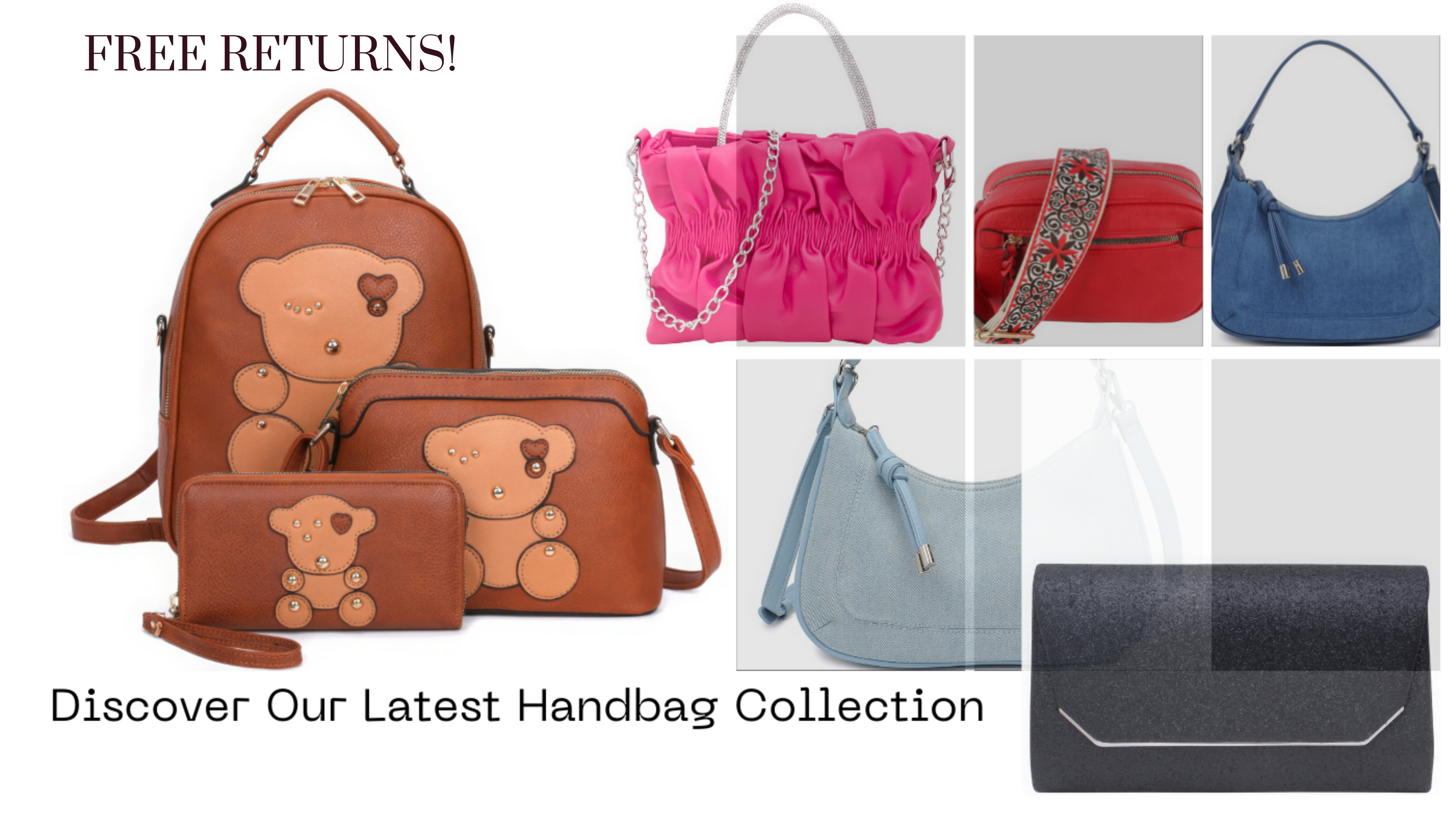 Image of various handbags